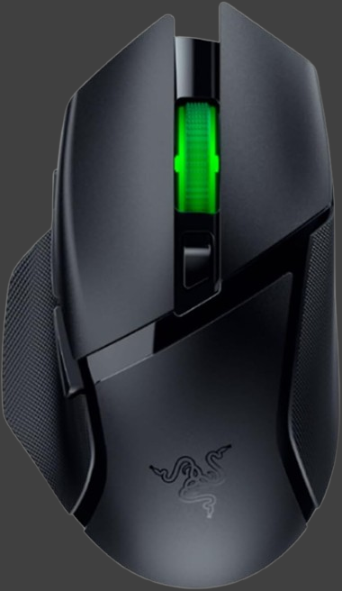 Razer Basilisk V3 X HyperSpeed - Customizable Wireless Gaming Mouse (Iconic Ergonomic Form with 9 Customisable Controls, Radio Frequency, 5G Advanced 18K Optical Sensor, Chroma RGB) Black