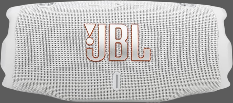JBL Charge 6, Wireless Portable Bluetooth Speaker, 28 Hours of Playtime, IP68 Waterproof, Dustproof and Drop-Proof, JBL Pro Sound with AI Sound Boost, Auracast Multi-Speaker Connection, White