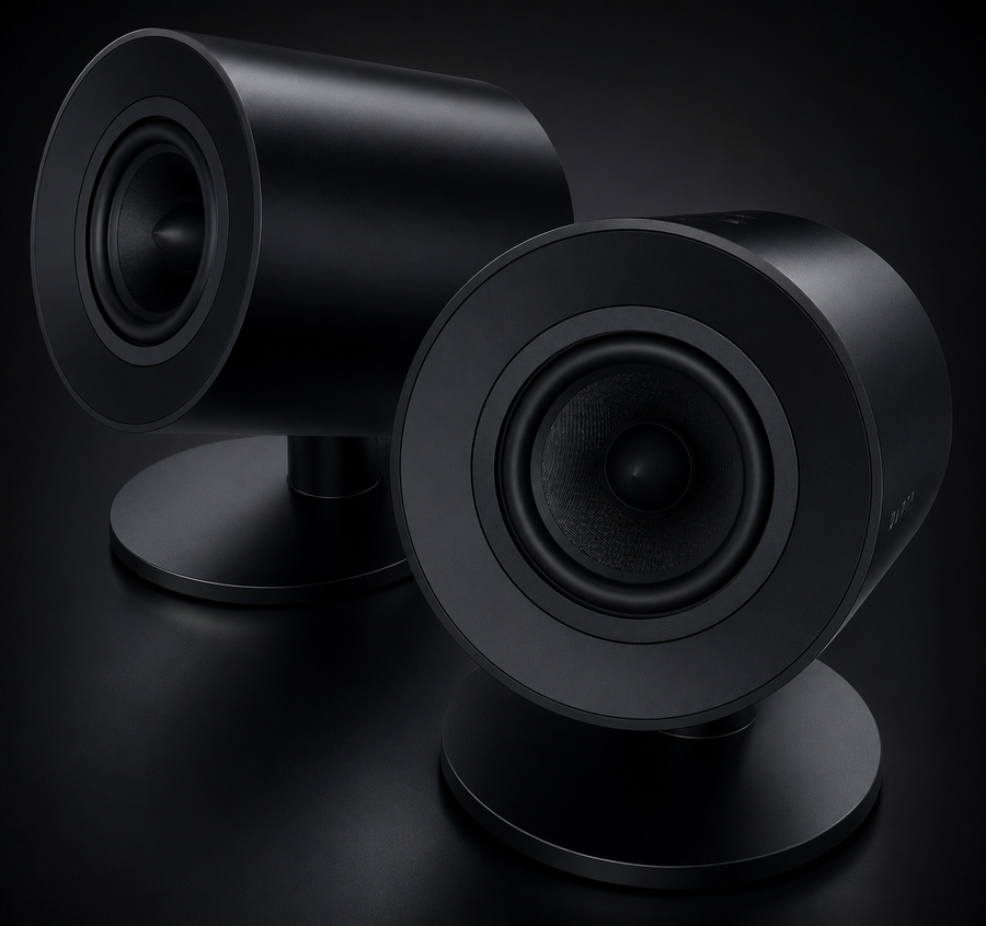 Razer Nommo V2 X - Full-Range 2.0 PC Gaming Speakers (Two 3” Full-Range Drivers, THX Spatial Audio, Max Sound Pressure Level of 96dB, Cross-Platform Compatibility) Black