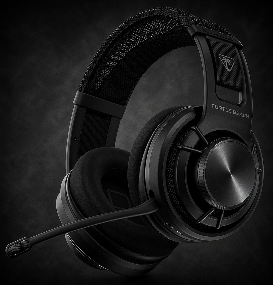 Turtle Beach Atlas Air Wireless Open Back PC Gaming Headset w/ 24-bit High-Fidelity Audio, Broadcast Grade Mic, Floating Earcup, Memory Foam Cushions & Bluetooth for PC, PS5, PS4, Switch & Mobile