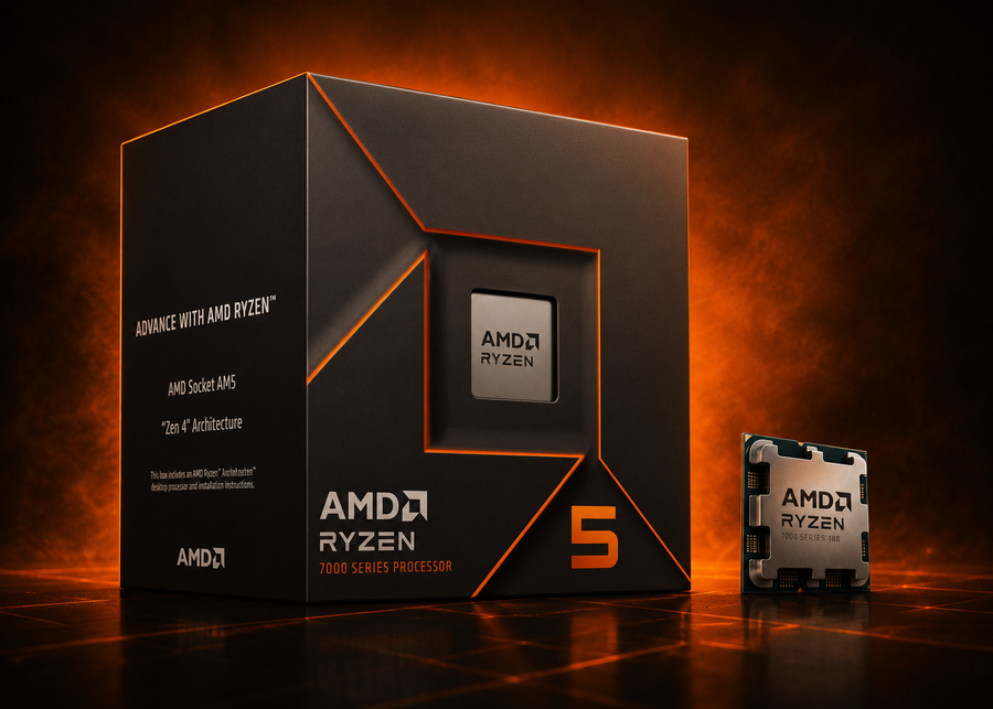 AMD Ryzen 5 8400F 6-Core 16 MB 4.2 Ghz AM5 CPU