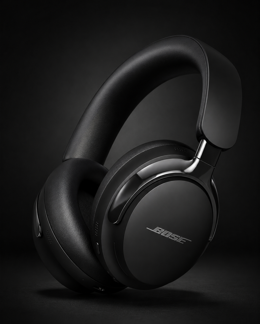 Bose QuietComfort Ultra Bluetooth Headphones (2nd Gen), Wireless Headphones with Spatial Audio, Over Ear Noise Cancelling with Mic, Up to 30 Hours of Play time, Black