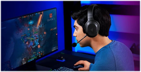 Razer Barracuda X Wireless Multi-Platform Gaming and Mobile Headset, SmartSwitch Dual Wireless, Ergonomic Design, TriForce 40mm, Cardioid Mic, On-Headset Controls, 50h Battery USB-C, Black