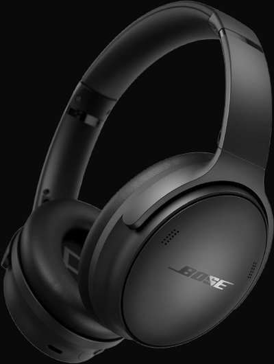 Bose QuietComfort SC Wireless Noise Cancelling Headphones, Bluetooth Over Ear Headphones with Up To 24 Hours of Battery Life, with Soft Case, Black