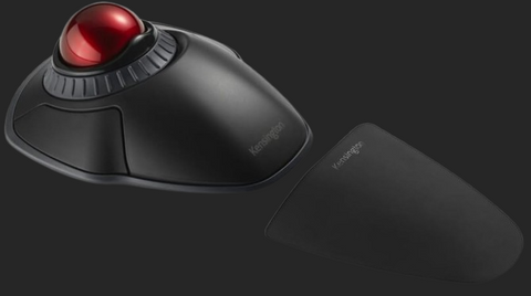 Kensington Orbit Wireless Trackball with Scroll Ring, Professional Computer Mouse with Bluetooth, (2.4GHz Wireless), Optical Tracking & AES Encryption Security, Left or Right Handed - Black (K70992WW)