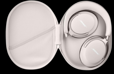 Bose QuietComfort Ultra Bluetooth Wireless Noise Cancelling Headphones for music with Spatial Audio, Over-the-Ear Headphones with Mic, Up to 24 Hours of Battery Life, White Smoke