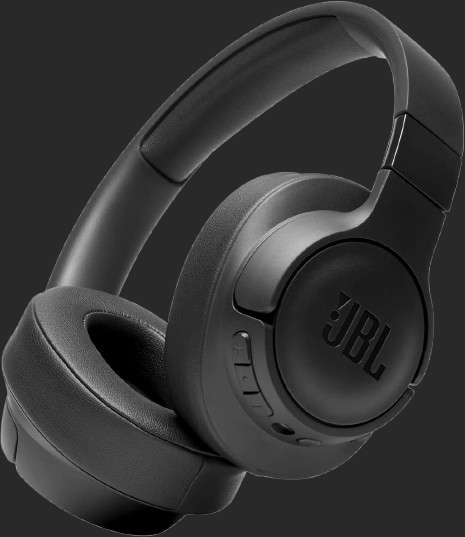 JBL Tune 760NC Wired and Wireless Over-Ear Headphones with Built-In Microphone, Active Noise Cancelling and Hands-Free Controls, in Black