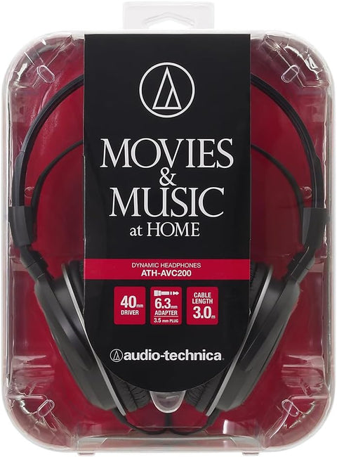 Audio-Technica ATH-AVC200 Closed Back Dynamic Headphones
