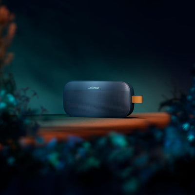 Bose SoundLink Flex Portable Bluetooth Speaker (2nd Gen), Small Portable Wireless Outdoor Speaker with Hi-Fi Audio, Up to 12 Hrs Battery Life, Waterproof and Dustproof, Twilight Blue - Limited Edition