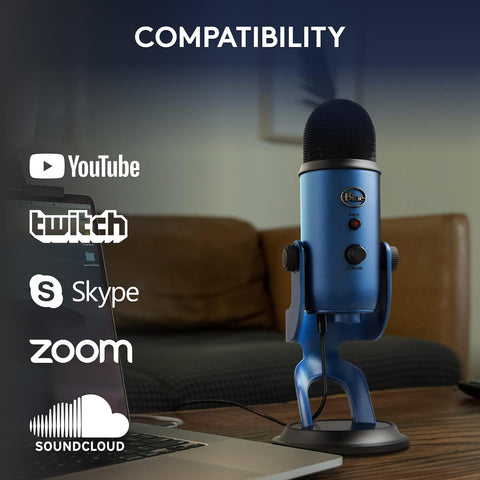 Blue Yeti USB Microphone USB Microphone Midnight Blau