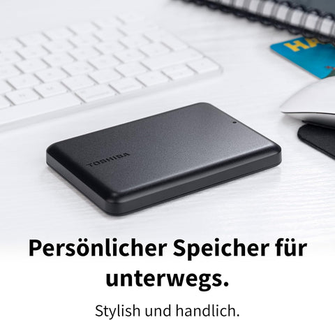 Toshiba Canvio Partner 2TB Portable 2.5 External Hard Drive, USB 3.2, Mac & Windows Compatible, Xbox, PS4
