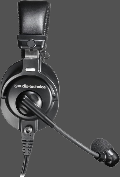 Audio-Technica BPHS1 Broadcast Series Broadcast Stereo Headset Black