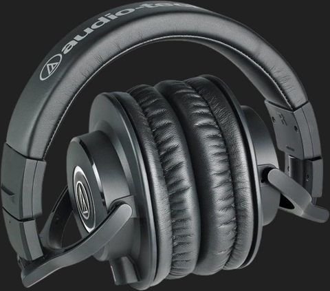 Audio-Technica ATH-M40x Professional Monitor Headphones, Wired, Black