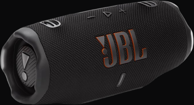 JBL Charge 6, Wireless Portable Bluetooth Speaker, 28 Hours of Playtime, IP68 Waterproof, Dustproof and Drop-Proof, JBL Pro Sound with AI Sound Boost, Auracast Multi-Speaker Connection, Black