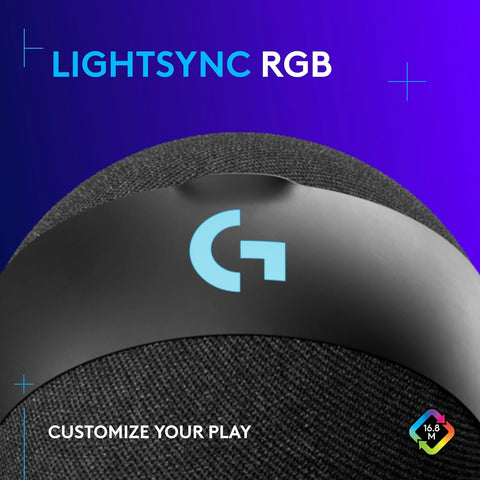 Logitech G Yeti Orb Condenser RGB Gaming Microphone with LIGHTSYNC, Mic for Streaming, Cardioid, USB Plug and Play for PC/Mac-Black