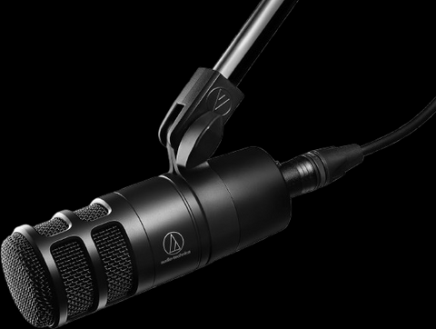 Audio-Technica 2040 Hypercardioid Dynamic Podcast Microphone Black
