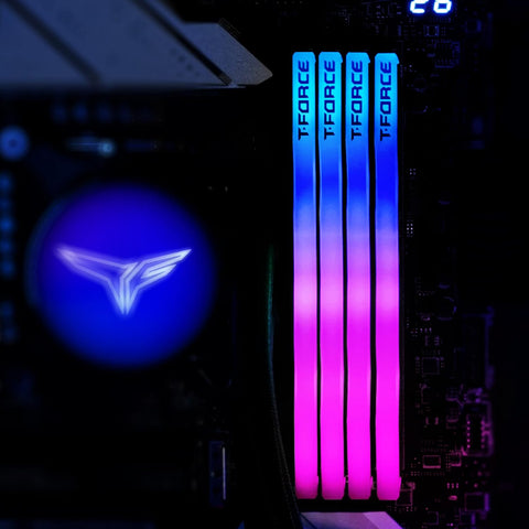 TEAMGROUP RAM Team D5 6400 32GB C40 Delta RGB White K2, FF4D532G6400HC40BDC01, Black
