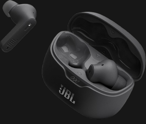 JBL Tune Beam Earphones, Bluetooth and Wireless, Water Resistant and Noise Cancelling with up to 48 Hours Battery Life, in Black