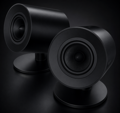 Razer Nommo V2 X - Full-Range 2.0 PC Gaming Speakers (Two 3” Full-Range Drivers, THX Spatial Audio, Max Sound Pressure Level of 96dB, Cross-Platform Compatibility) Black