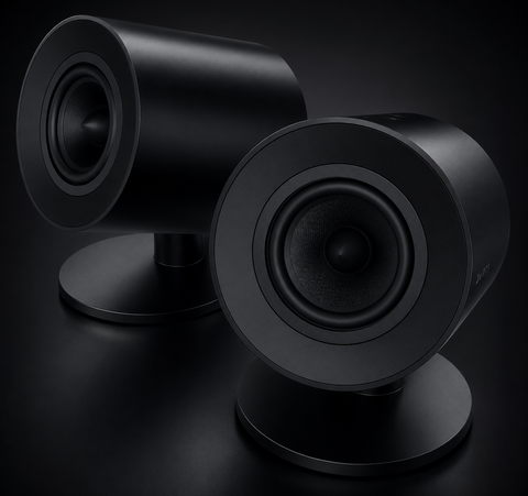 Razer Nommo V2 X - Full-Range 2.0 PC Gaming Speakers (Two 3” Full-Range Drivers, THX Spatial Audio, Max Sound Pressure Level of 96dB, Cross-Platform Compatibility) Black
