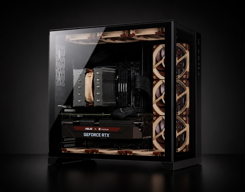 Noctua NH-D12L, Low-Height Dual-Tower CPU Cooler (120mm, Brown)