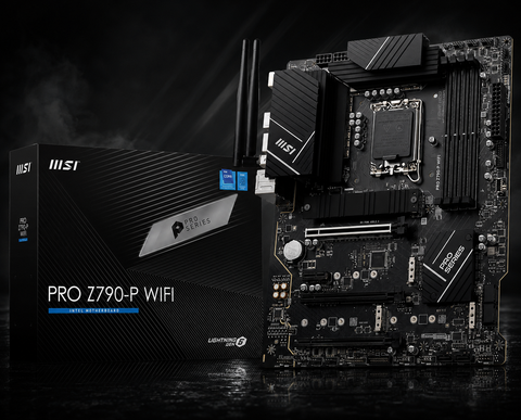 MSI PRO Z790-P WiFi Motherboard ATX-Supports Intel Core 12/13th Gen Processors, LGA 1700, DDR5 Boost (7000+MHz/OC), 1 x 5.0 x16, 1 x PCIe 4.0 x16, 4 x M.2 Gen4, 2.5Gbps LAN, Wi-Fi 6E