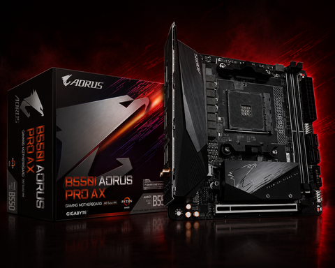 Gigabyte B550I AORUS PRO AX Motherboard - Supports AMD