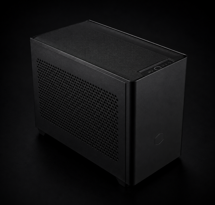 Cooler Master NR200 SFF Small Form Factor Mini-ITX Case with Vented Panel, Triple-slot GPU, Tool-Free and 360 Degree Accessibility, Without PCI Riser
