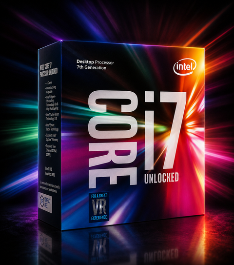 Intel Core i7-7700K 4.2 GHz QuadCore 8 MB Cache CPU - Black