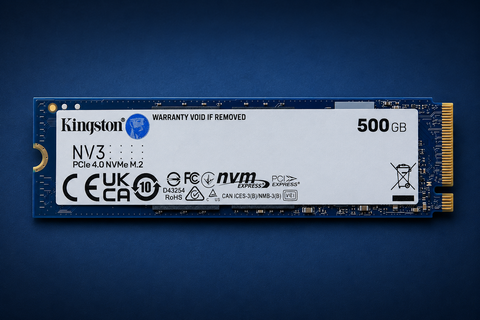 Kingston NV3 NVMe PCIe 4.0 Internal SSD 500GB M.2 2280-SNV3S500G