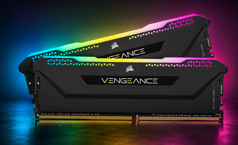 Corsair Vengeance RGB PRO 16 GB (2 x 8 GB) DDR4 3200 MHz C16 XMP 2.0 Enthusiast RGB LED Illuminated Memory Kit - White