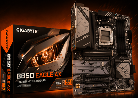 GIGABYTE B650 Eagle AX Motherboard, ATX, AMD Ryzen