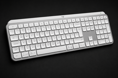 Logitech MX Keys S - Light Grey, English QWERTY Layout