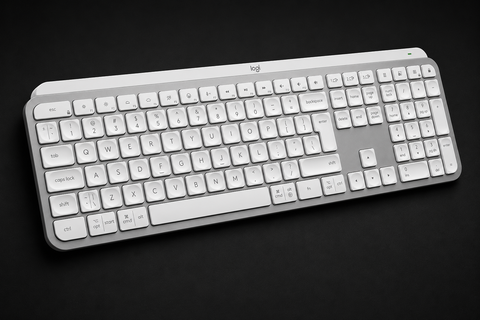 Logitech MX Keys S - Light Grey, English QWERTY Layout
