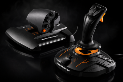 Thrustmaster T16000M FCS Hotas - Flight Control System with Joystick and Throttle, Featuring H.E.A.R.T HallEffect AccuRate Technology for PC
