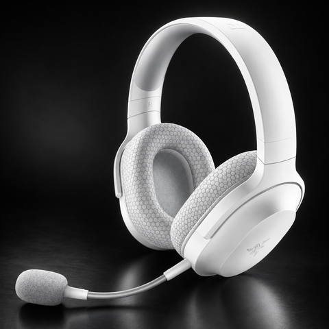 Razer Barracuda X Wireless Multi-Platform Gaming and Mobile Headset, SmartSwitch Dual Wireless, Ergonomic Design, TriForce 40mm, Cardioid Mic, On-Headset Controls, 50h Battery USB-C, Mercury White