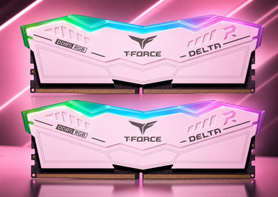 TEAMGROUP RAM Team D5 6400 32GB C40 Delta RGB White K2, FF4D532G6400HC40BDC01, Black